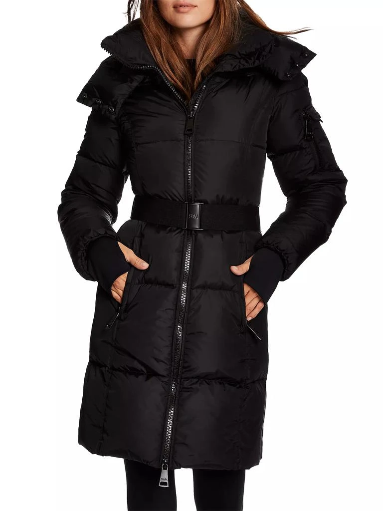 SAM. Noho Belted Matte Shell Down Puffer Coat 1