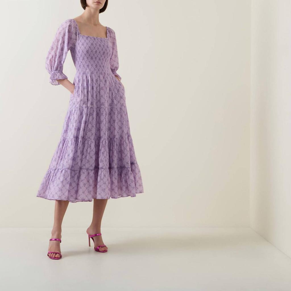 LOVESHACKFANCY Loveshackfancy - Rigby Printed Flared Dress