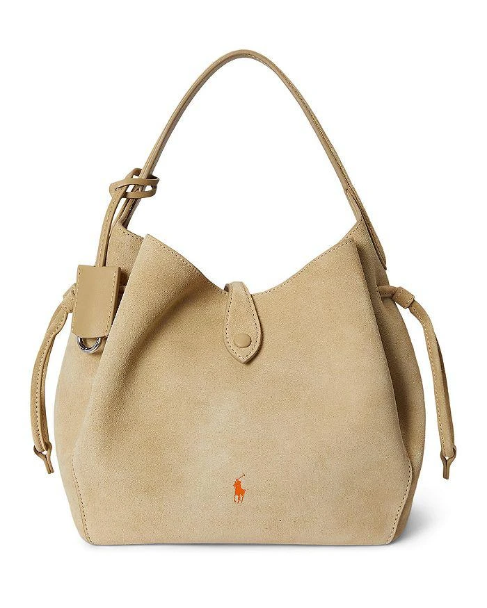 Ralph Lauren Polo Play Suede Shoulder Bag