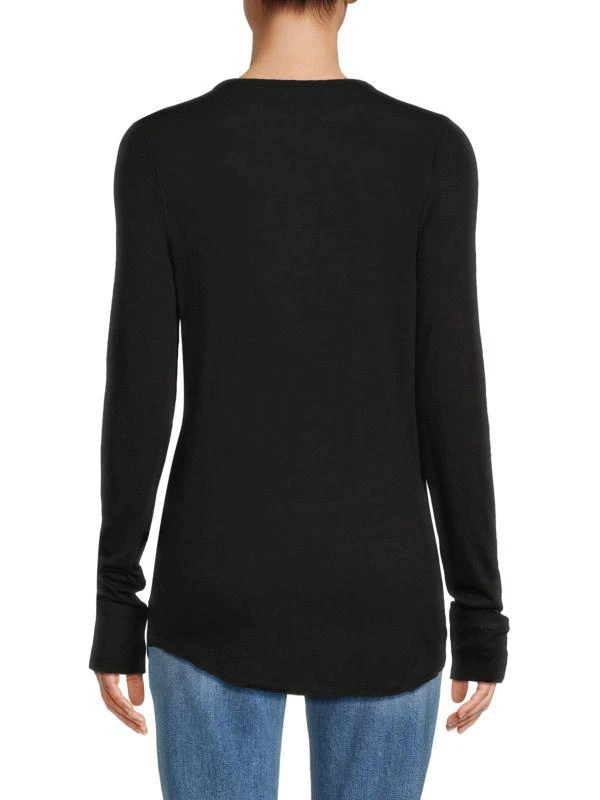 ZADIG & VOLTAIRE Embellished Long-Sleeve Top 2