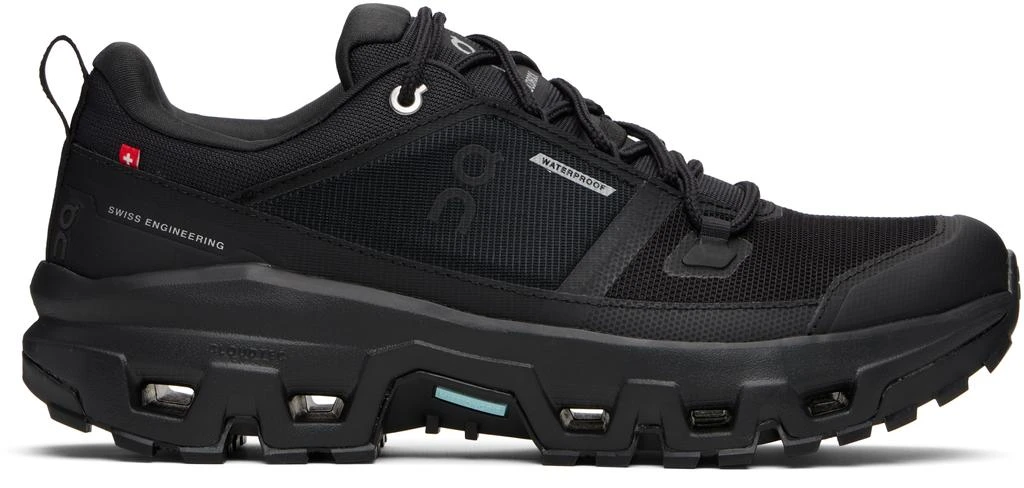 On Black Cloudrock Low Waterproof Sneakers 1