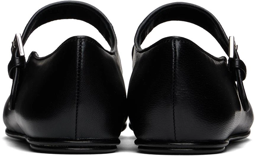 The Row Black Ava Ballerina Flats 2