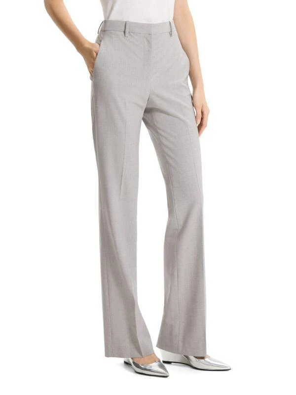 Theory Stretch Wool Straight Pants 3