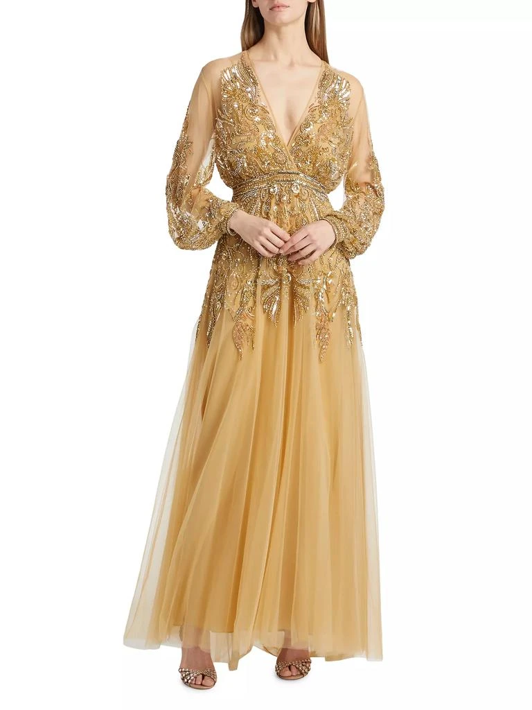 Zuhair Murad Embellished Tulle Gown 3