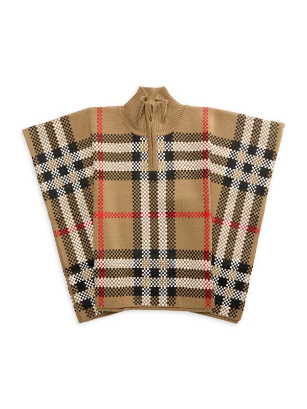 Burberry Girl's Check Sweater 1