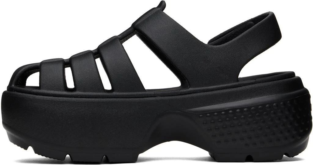 Crocs Black Stomp Fisherman Sandals 3