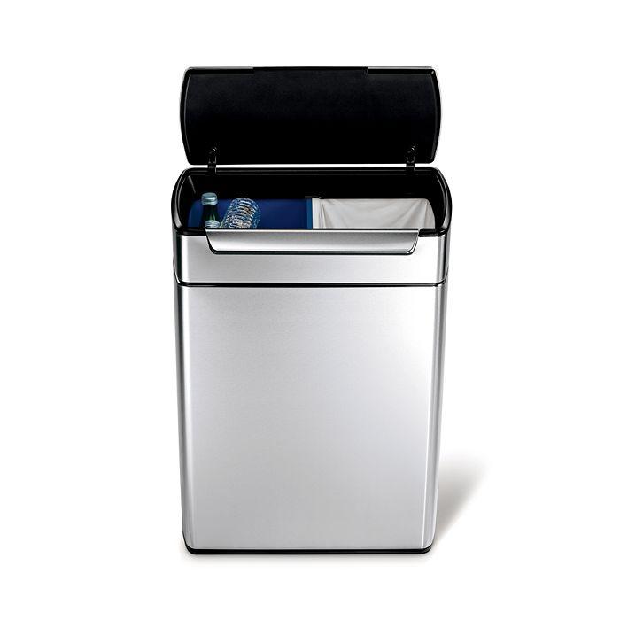 simplehuman Simplehuman 46-Liter Touch-Bar Recycling Can