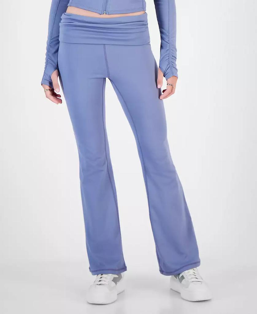 Ultra Flirt Juniors' Flared Foldover-Waist Leggings