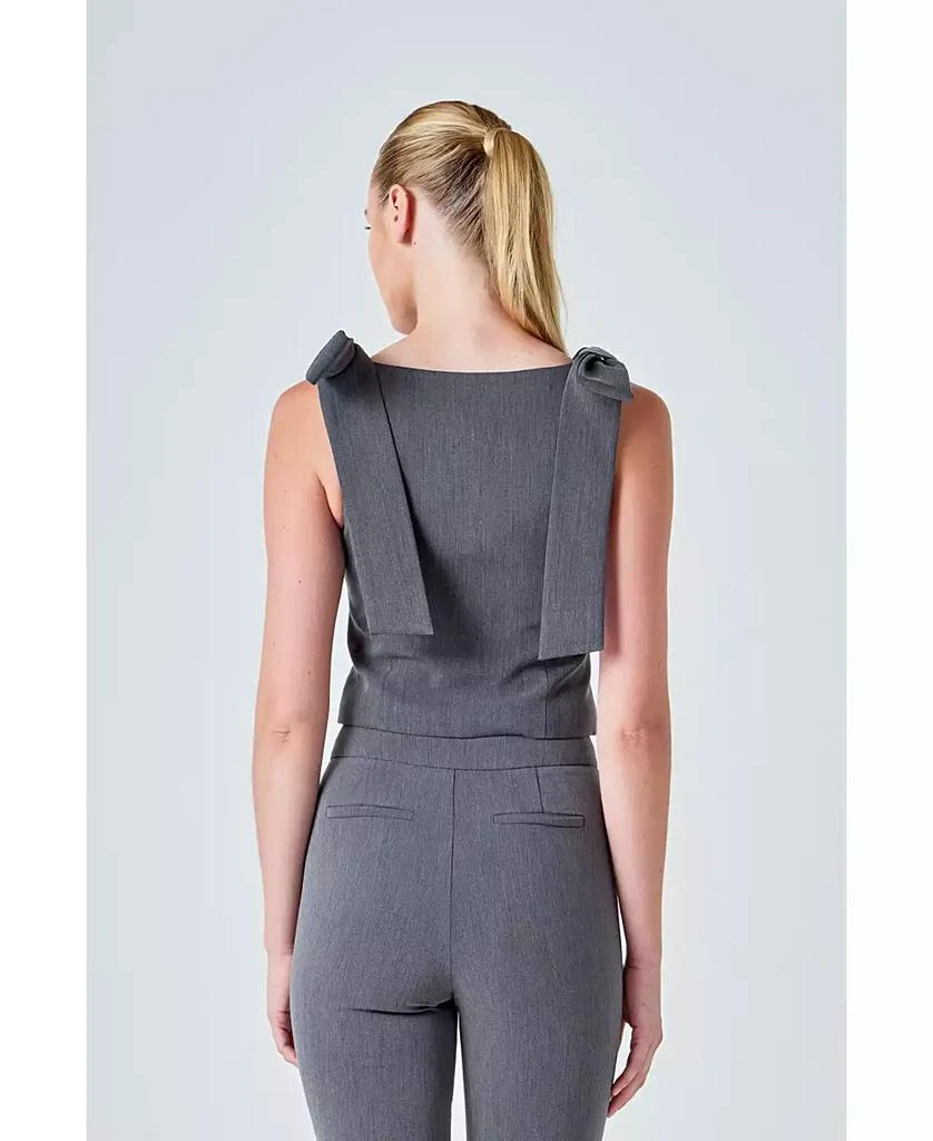 Endless Rose Women's Bow-Tie Strap Vest 5