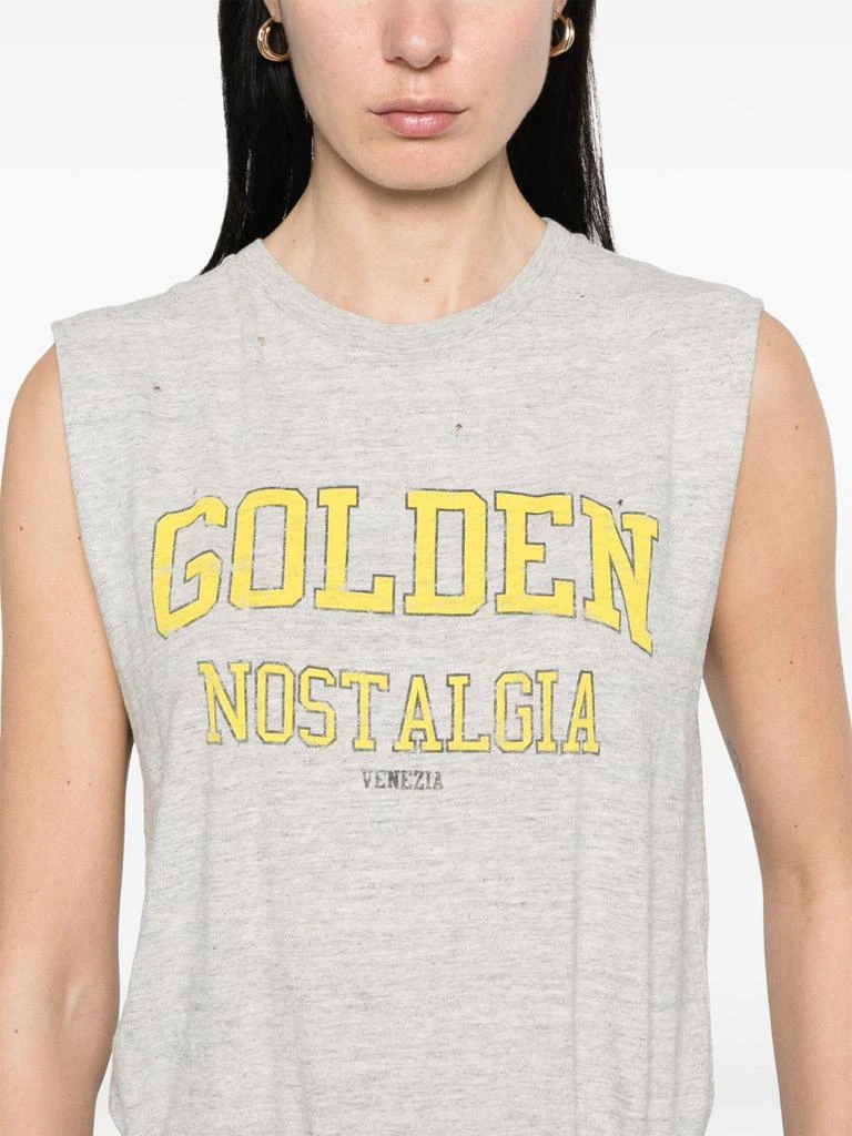 Golden Goose GOLDEN GOOSE - Logo Cotton Tank Top 2