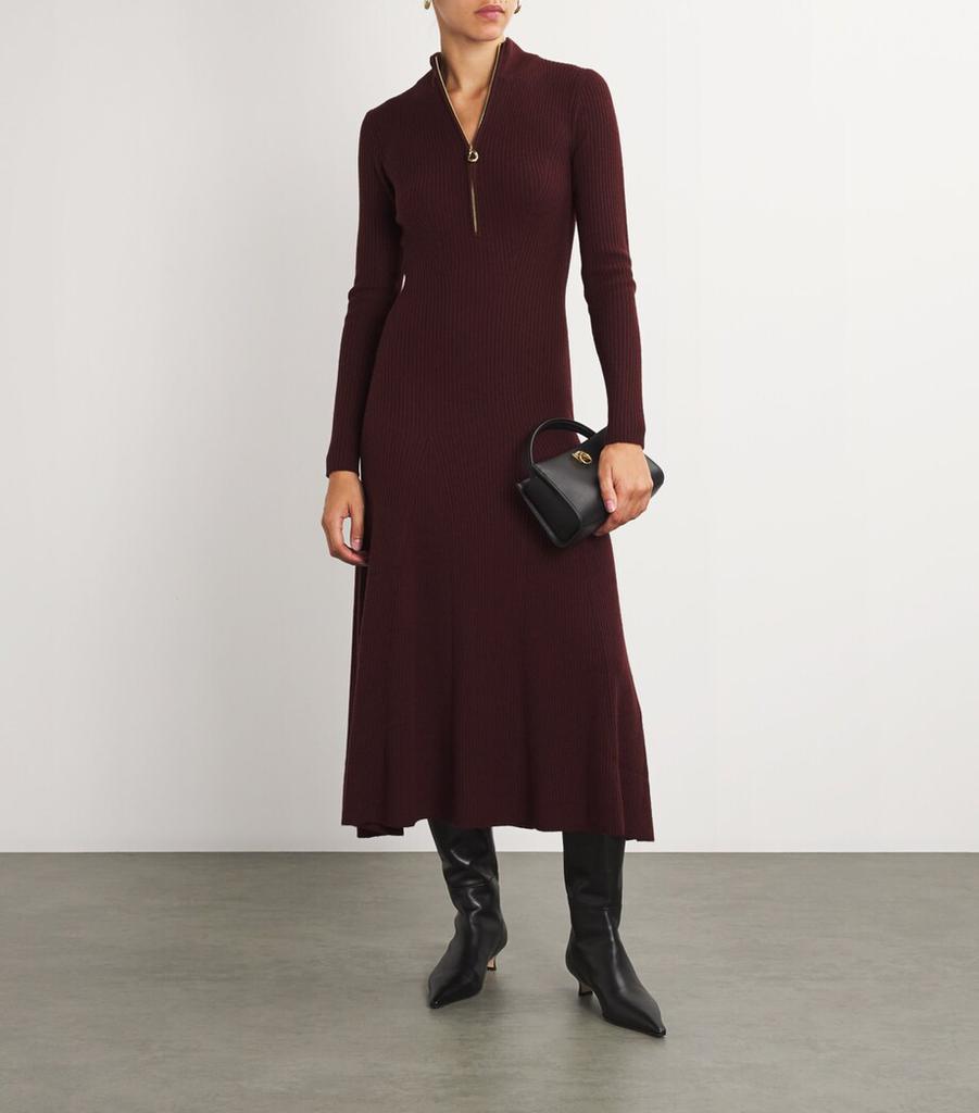 ME+EM Wool-Cashmere High-Neck Dress
