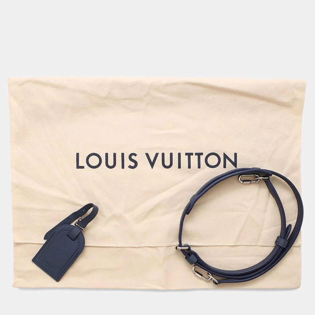 Louis Vuitton Louis Vuitton Sac Plat Messenger Navy Monogram Watercolor 13