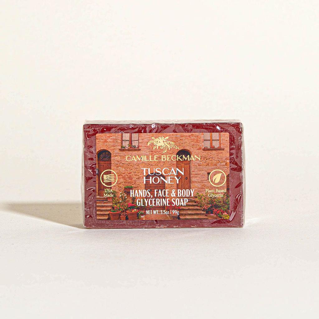 Camille Beckman Glycerine Bar Soap Tuscan Honey   3.5oz