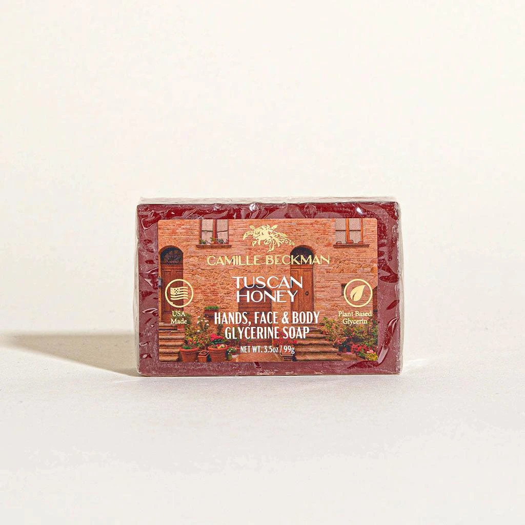 Camille Beckman Glycerine Bar Soap Tuscan Honey   3.5oz 1