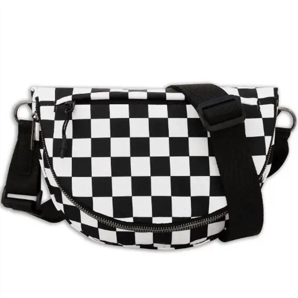 The Lyrical Spirit The Lyrical Spirit - Women
s Checkered Nylon Fanny Pack Sling Bags