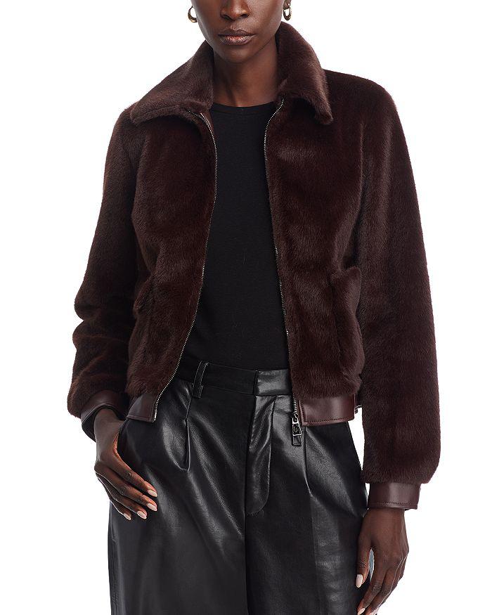 Love Token Faux Fur Jacket