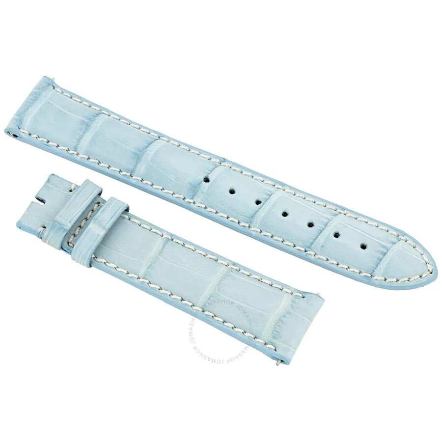 Hadley Roma Baby Blue 20 MM Alligator Leather Strap 1