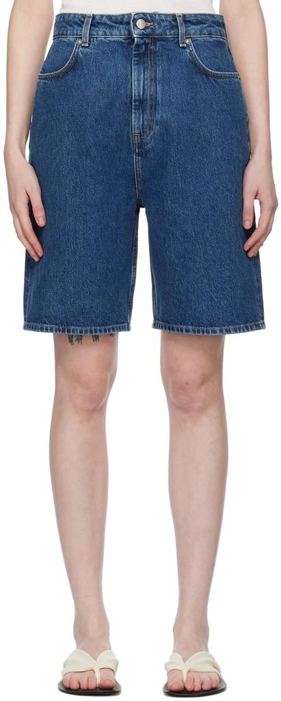 Loulou Studio Blue Isu Denim Shorts 1