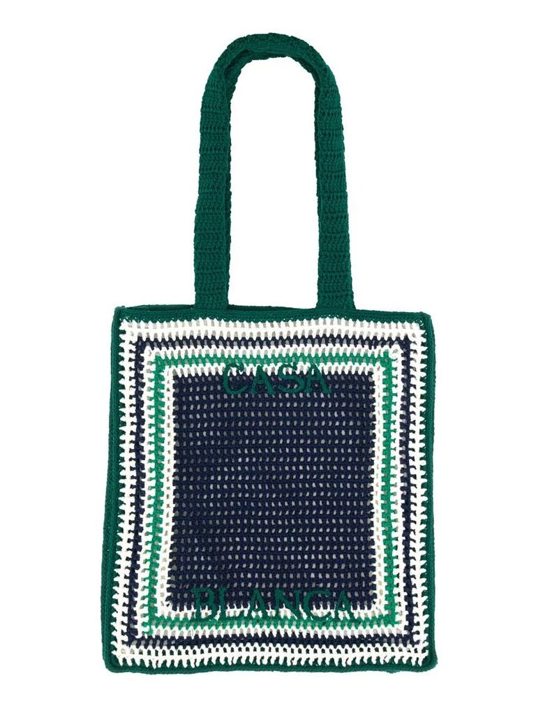Casablanca Casablanca Crochet Knit Tote Bag 1