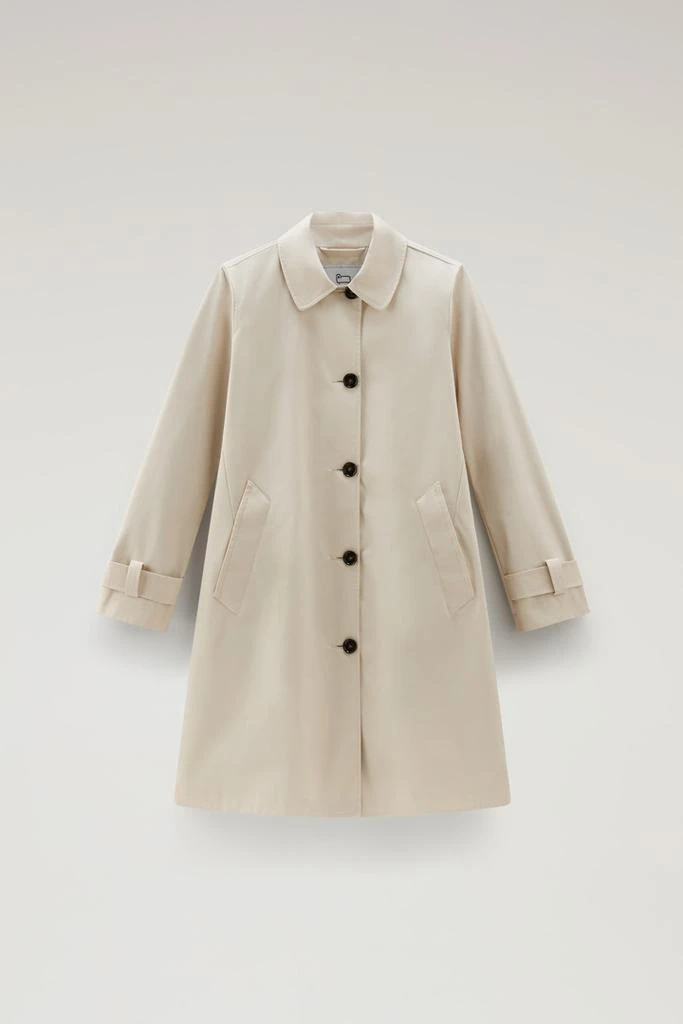 Woolrich Havice Trench Coat in Best Cotton - Women - Beige 1