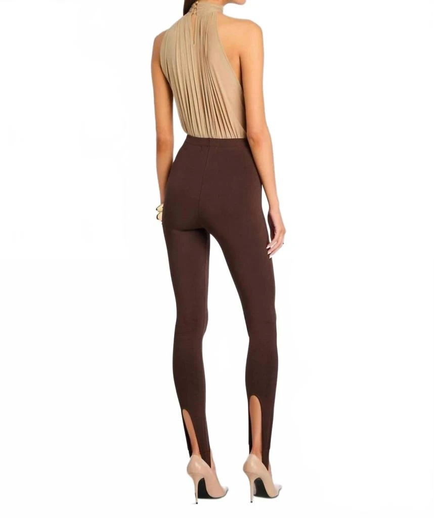 SER.O.YA Kelsey Stirrup Leggings In Slate Brown 2