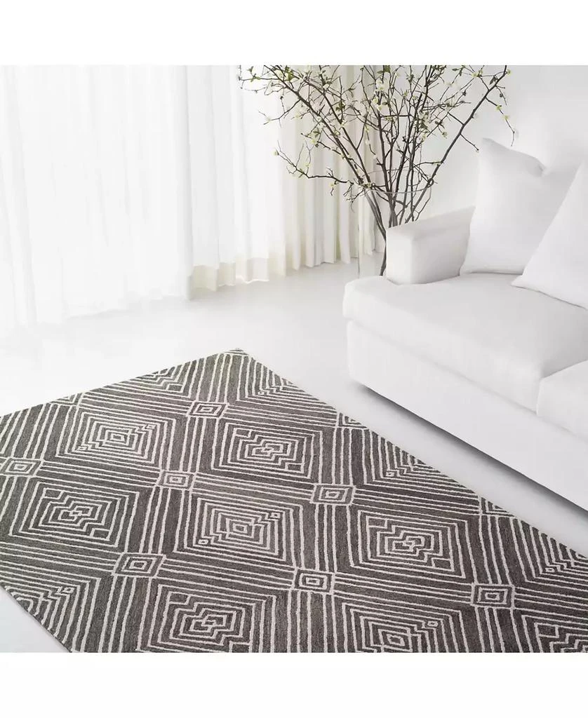 Ralph Lauren Isabella LRL6608F Charcoal 4' X 6' Area Rug 2