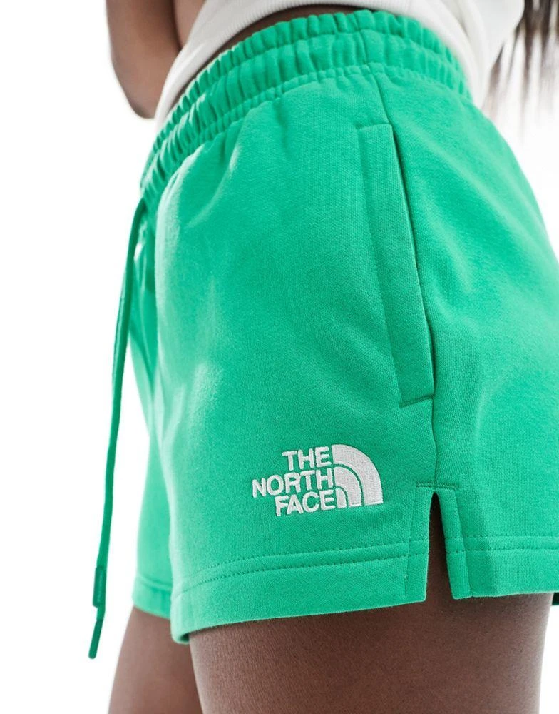 The North Face The North Face high waist jersey shorts in emerald green Exclusive at ASOS 2