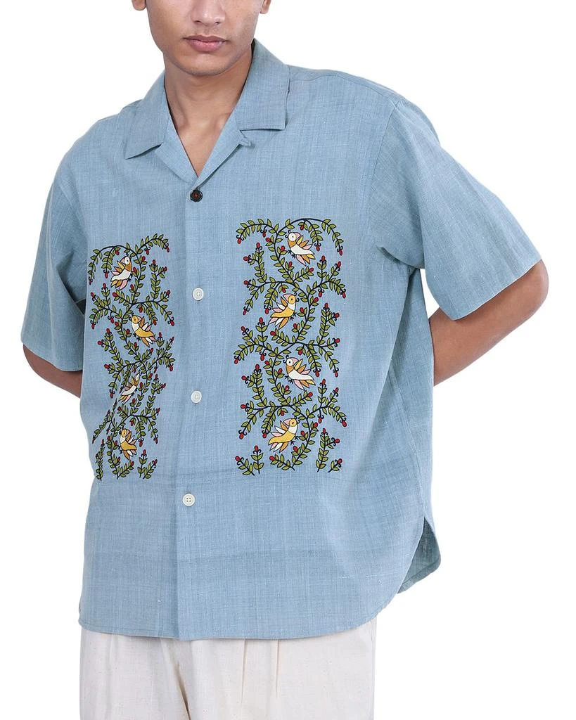 KARDO Ronen Half Sleeve Button Front Camp Shirt 1