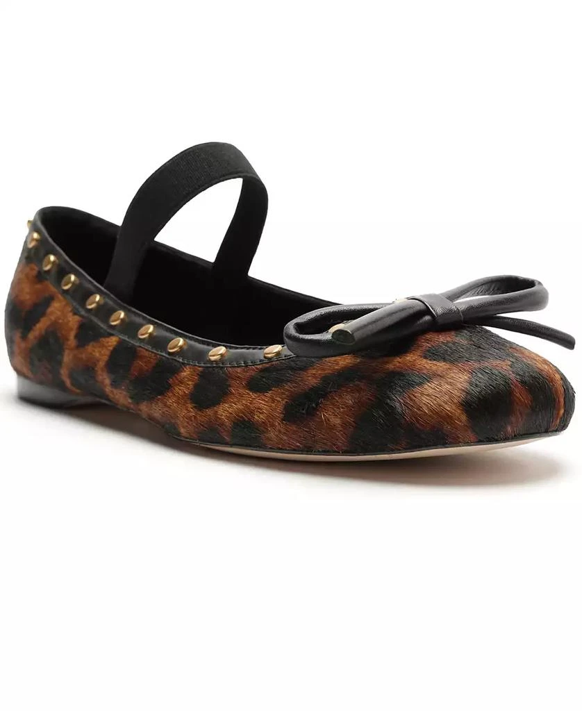 Arezzo Women's Elis Studded Leopard Ballet Flats 1