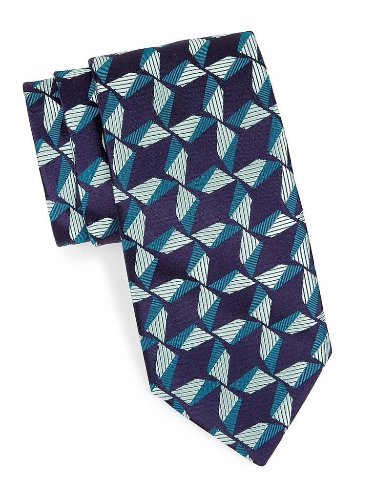 Charvet Windmill Silk Tie 1