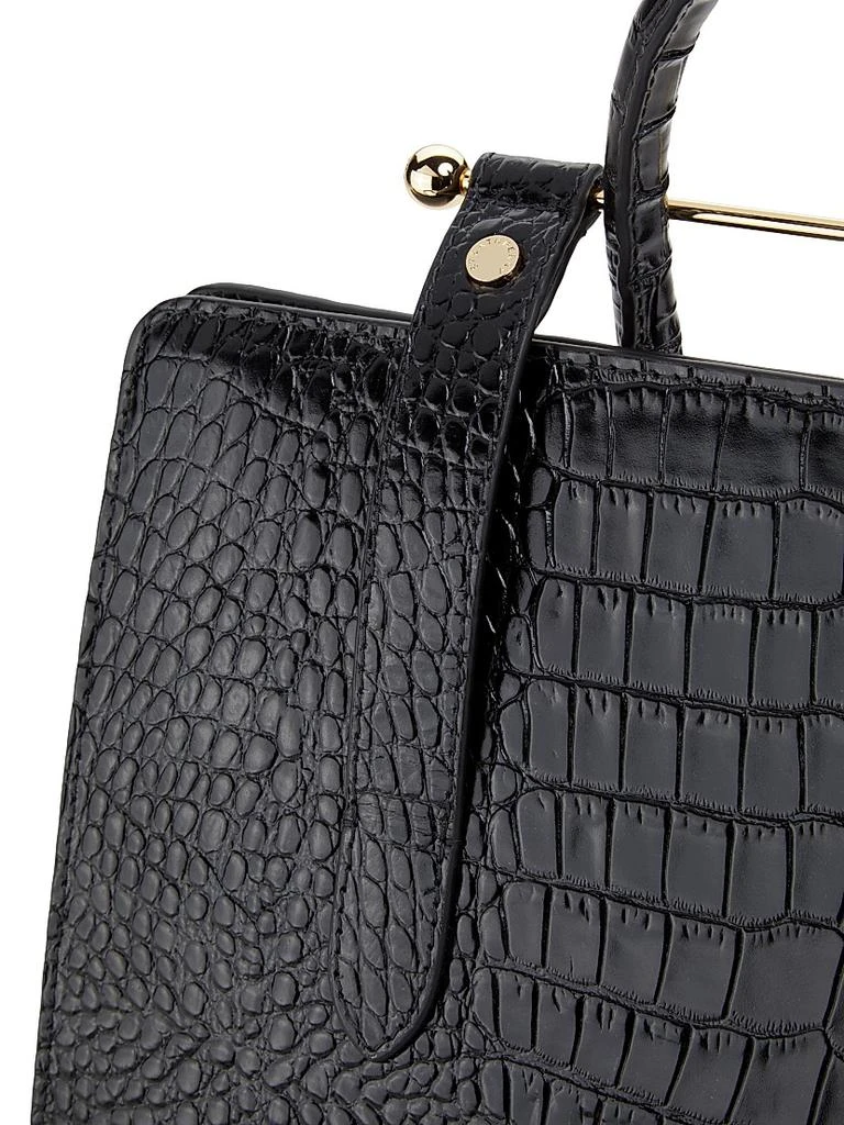 Strathberry Croc-Embossed Leather Midi Tote 6