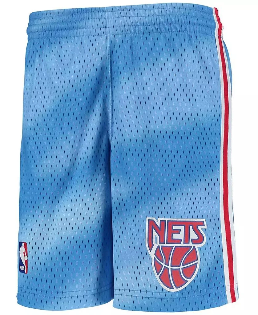 Mitchell and Ness Big Boys and Girls Blue New Jersey Nets Hardwood Classics Swingman Shorts 5