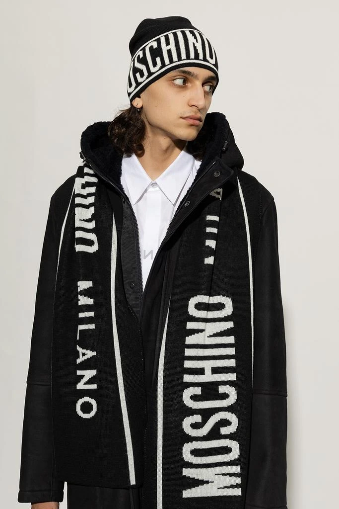 Moschino Scarf with logo 2
