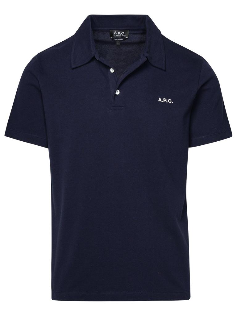 A.P.C. A.P.C. Logo Embroidered Short-Sleeved Polo Shirt