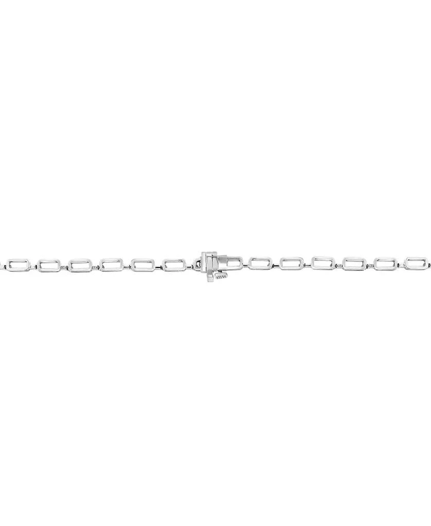 Effy EFFY® Diamond Baguette & Round Cluster 18-1/2" Tennis Necklace (4-3/8 ct. t.w.) in 14k White Gold 3