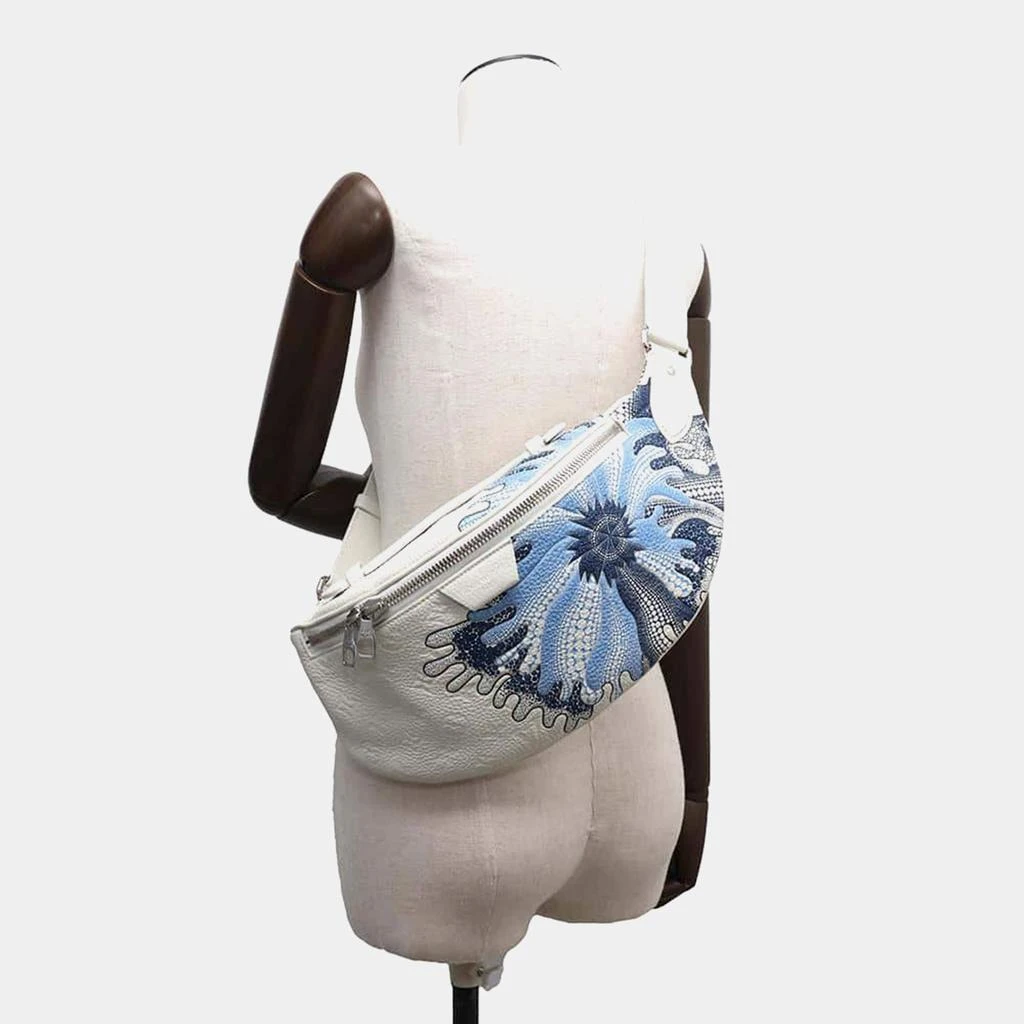 Louis Vuitton Louis Vuitton White Blanc Taurillon Leather Maxi Bumbag 2