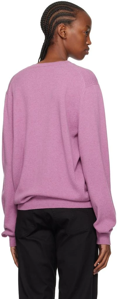 Comme des Garcons Purple Small Heart Sweater 3