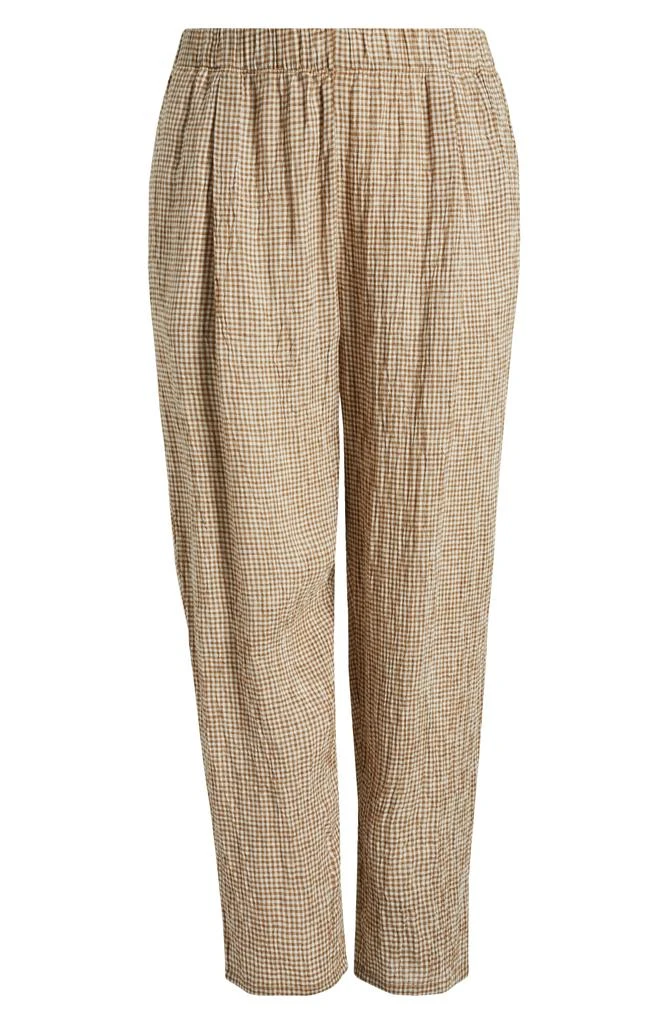Eileen Fisher Organic Linen Tapered Ankle Pants 5