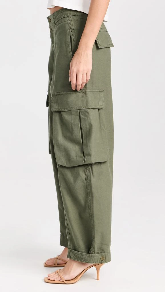 FRAME Wide Leg Cargo Trousers 3
