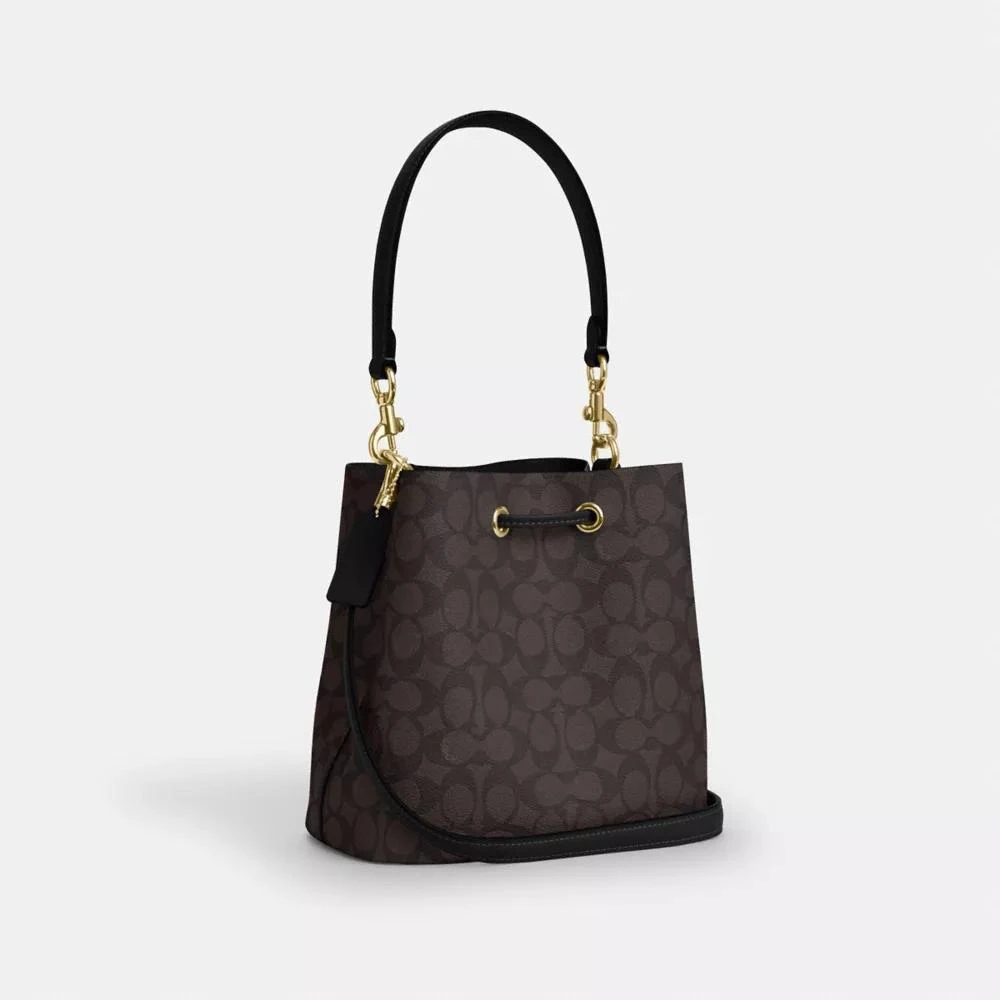 Coach Rowan Bucket Bag In Signature Canvas 6