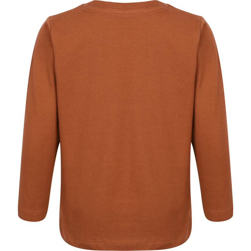 NAME IT® Wild and free long sleeved t shirt in brown