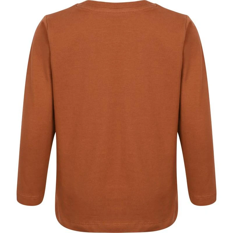 NAME IT® Wild and free long sleeved t shirt in brown 2