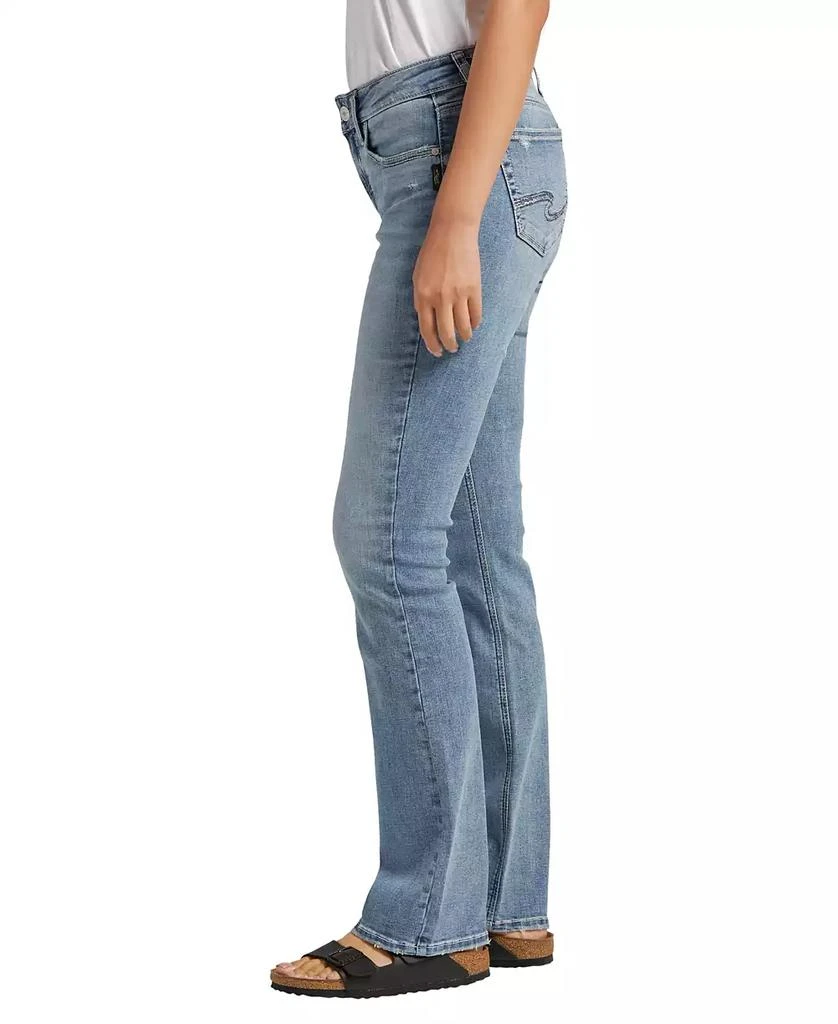 Silver Jeans Co. Women's Elyse Mid Rise Slim Bootcut Jeans 3