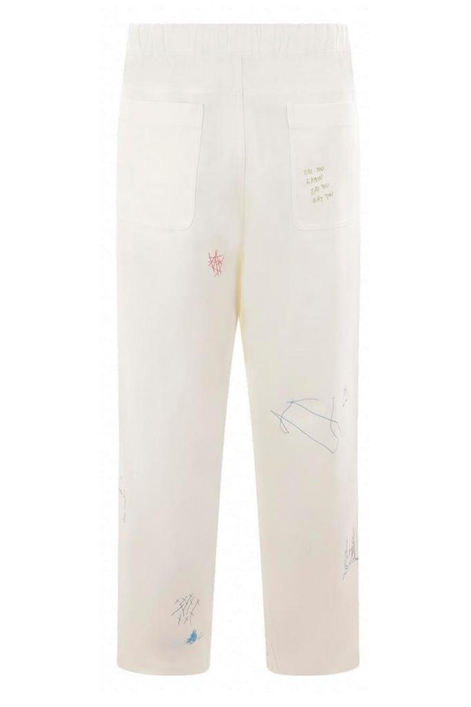 UNDERCOVER Undercover High Waist Printed Trousers