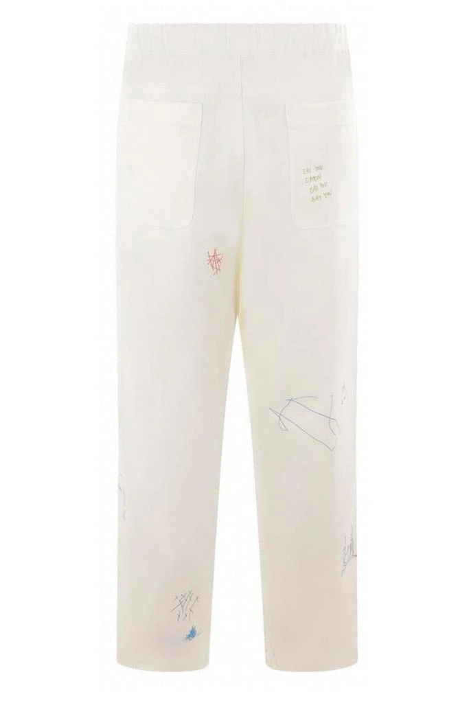 UNDERCOVER Undercover High Waist Printed Trousers 2