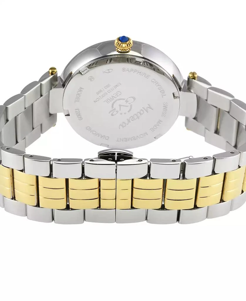 Gevril Women's Matera Swiss Quartz Two-Tone Stainless Steel Watch 35mm 3