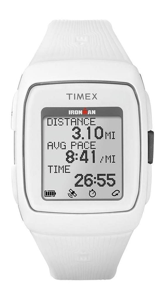 Timex Ironman GPS White Silicone Training Unisex Watch