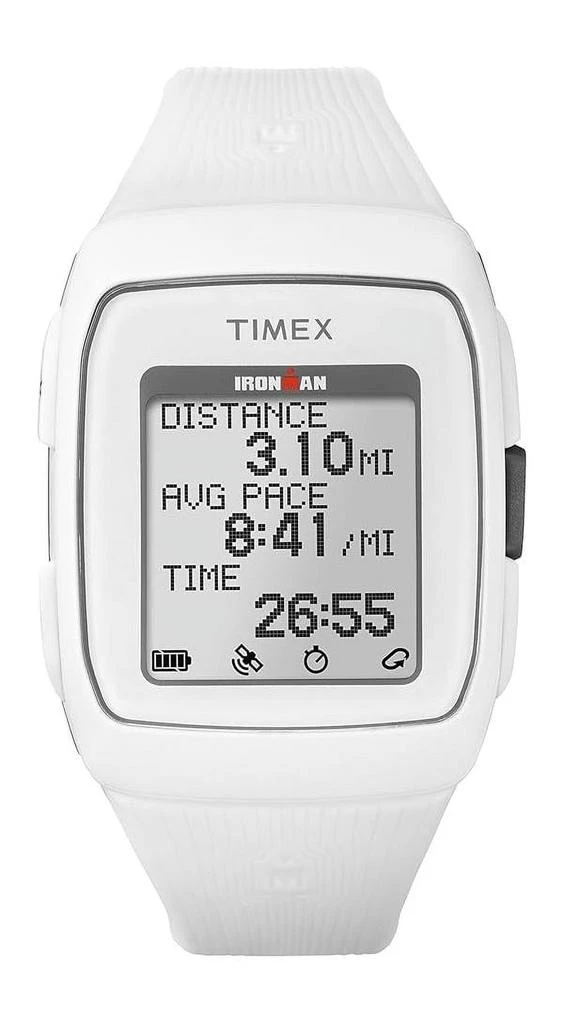 Timex Ironman GPS White Silicone Training Unisex Watch 2