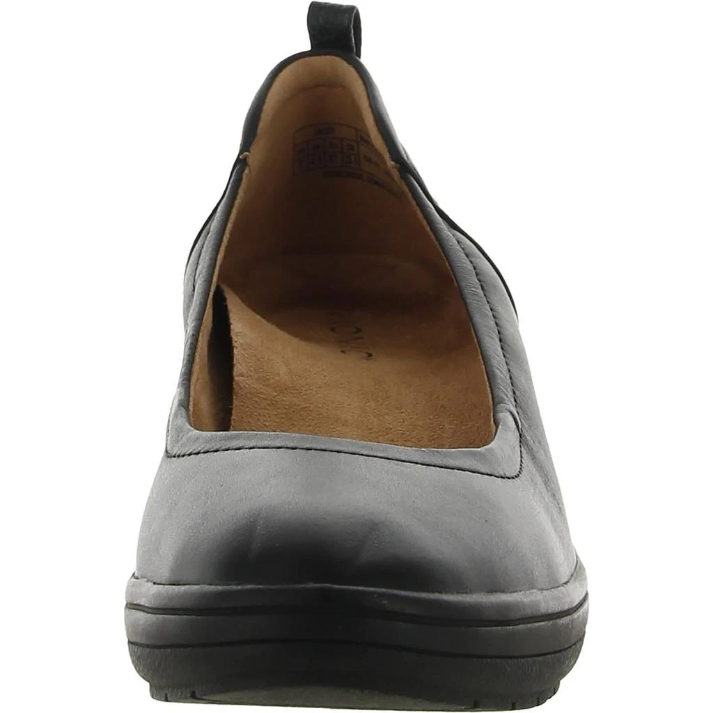 VIONIC Vionic Womens JAYCE Leather Slip On Wedge Heels 2
