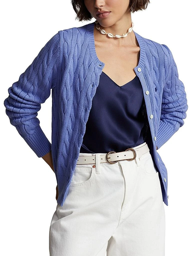 Ralph Lauren Cable-Knit Crewneck Cardigan 3
